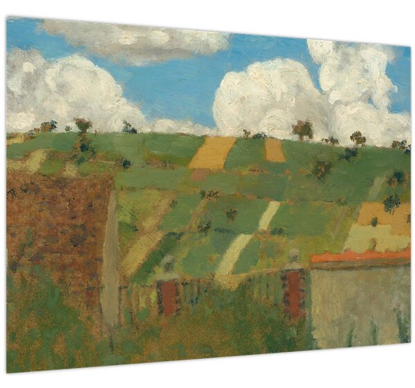 Obraz - Edouard Vuillard, Landscape of the Ile de France, reprodukcia (70x50 cm)