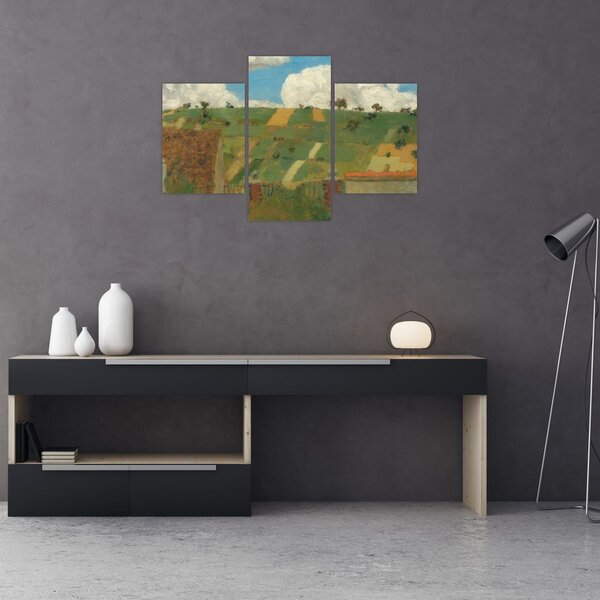 Obraz - Edouard Vuillard, Landscape of the Ile de France, reprodukcia (90x60 cm)