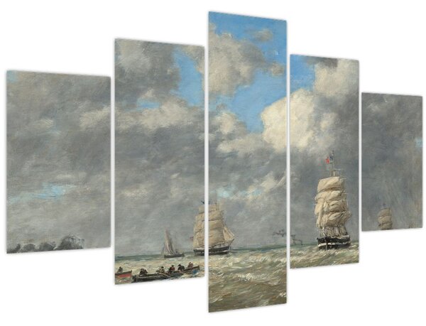 Obraz - Eugène Boudin, Le Havre, reprodukcia (150x105 cm)