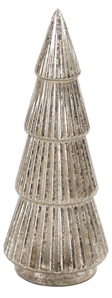 DEKORAČNÁ SOŠKA LED 10X31 CM STRIEBORNÁ