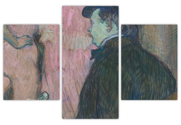 Obraz - Henri de Toulouse-Lautrec, Maxime Dethomas, reprodukcia (90x60 cm)