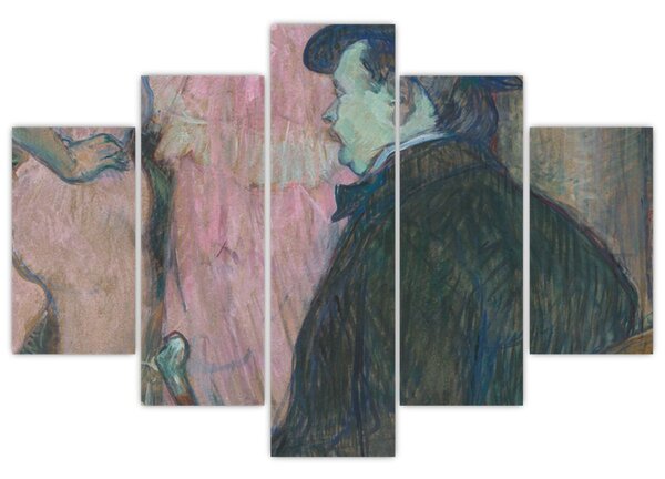 Obraz - Henri de Toulouse-Lautrec, Maxime Dethomas, reprodukcia (150x105 cm)