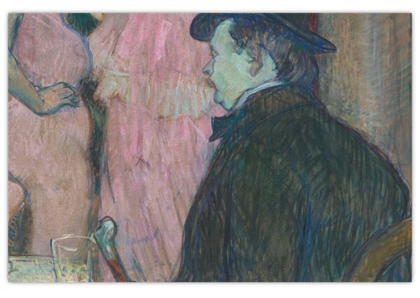 Obraz - Henri de Toulouse-Lautrec, Maxime Dethomas, reprodukcia (90x60 cm)