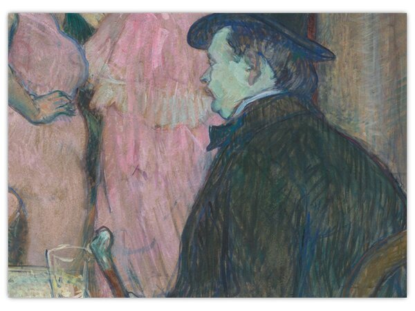 Obraz - Henri de Toulouse-Lautrec, Maxime Dethomas, reprodukcia (70x50 cm)