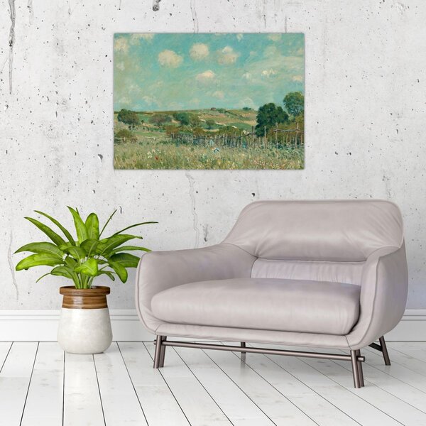 Obraz - Alfred Sisley, Meadow, reprodukcia (70x50 cm)