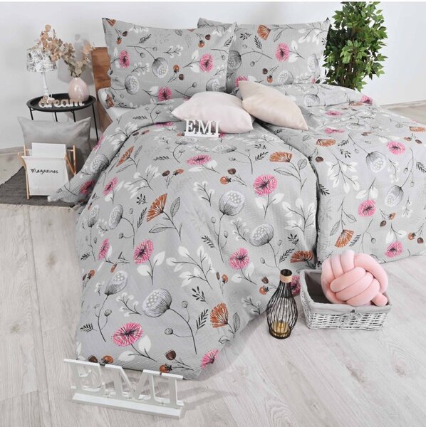 Obliečky krepové Kayla EMI, Štandardný set jednolôžko obsahuje 1x 140x200 + 1x 70x90