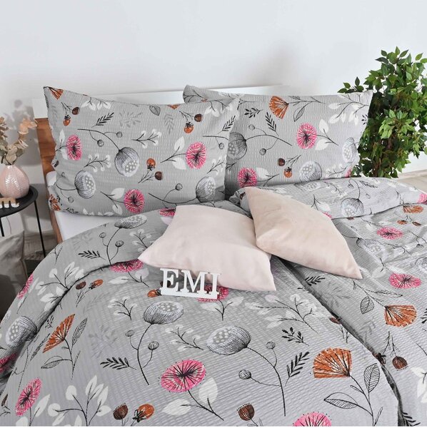 Obliečky krepové Kayla EMI, Štandardný set jednolôžko obsahuje 1x 140x200 + 1x 70x90