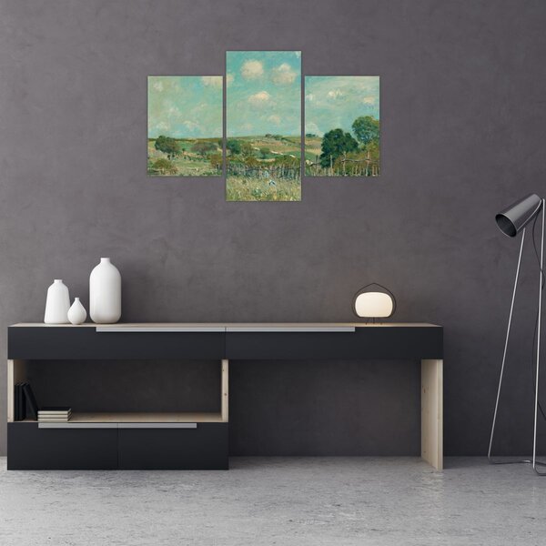 Obraz - Alfred Sisley, Meadow, reprodukcia (90x60 cm)