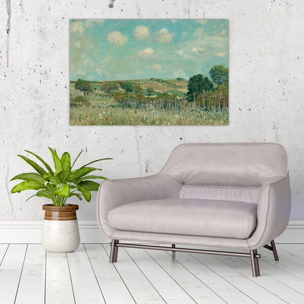 Obraz - Alfred Sisley, Meadow, reprodukcia (90x60 cm)