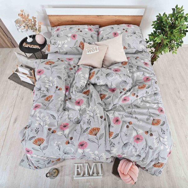 Obliečky krepové Kayla EMI, Štandardný set jednolôžko obsahuje 1x 140x200 + 1x 70x90