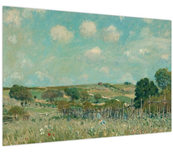 Obraz - Alfred Sisley, Meadow, reprodukcia (90x60 cm)
