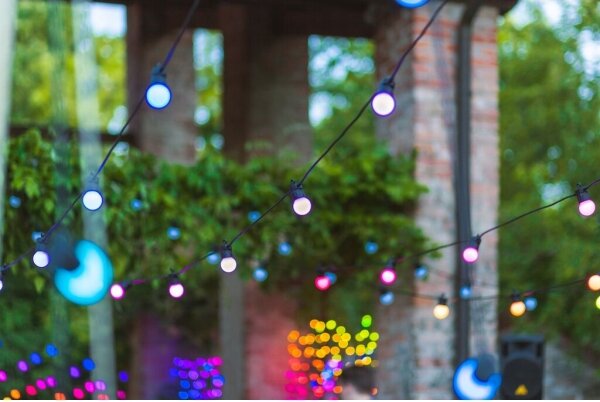 Twinkly TWF020STP-BEU - LED RGB Vonkajšia dekoračná reťaz 20xLED 14m IP44 Wi-Fi