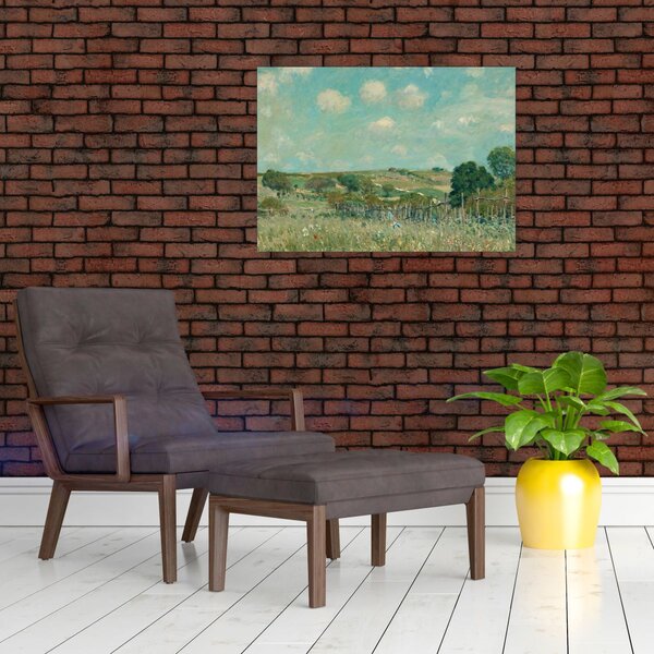 Obraz - Alfred Sisley, Meadow, reprodukcia (70x50 cm)