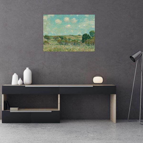 Obraz - Alfred Sisley, Meadow, reprodukcia (70x50 cm)