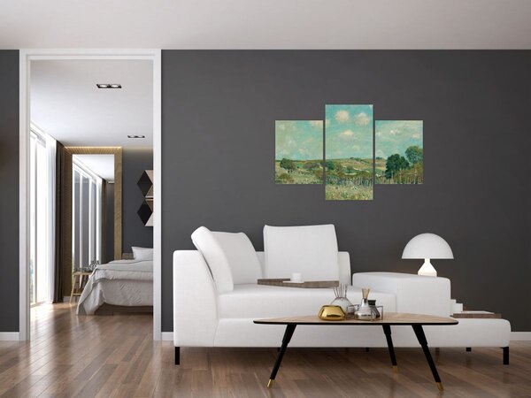 Obraz - Alfred Sisley, Meadow, reprodukcia (90x60 cm)