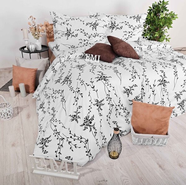 Obliečky Talin satén EMI, Štandardný set jednolôžko obsahuje 1x 140x200 + 1x 70x90