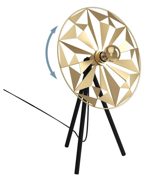 STOLNÁ LAMPA, E27, 37/27/57,5 cm Eglo - Online Only bytové doplnky, Online Only