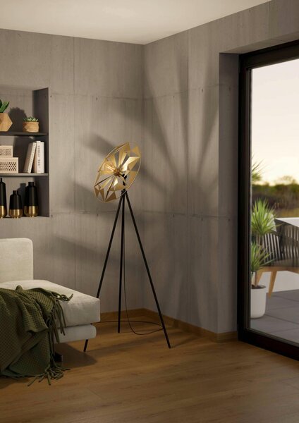 STOJACIA LAMPA, 50/27/152 cm Eglo - Online Only bytové doplnky, Online Only