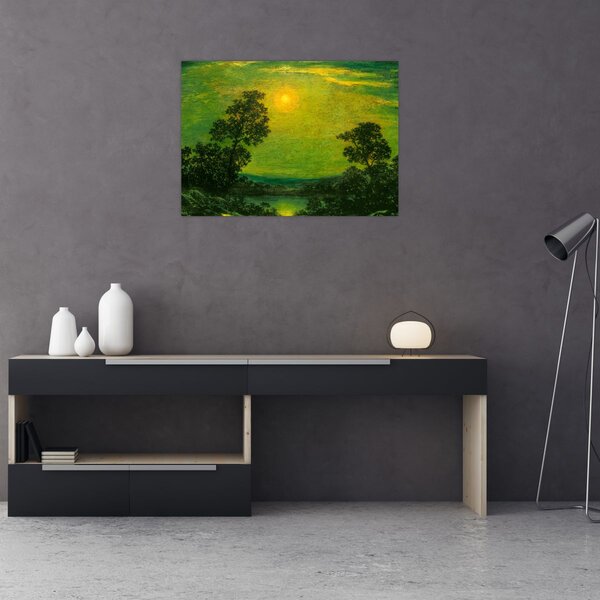 Obraz - Imitator of Ralph Albert Blakelock, Moonlight, reprodukcia (70x50 cm)