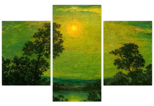 Obraz - Imitator of Ralph Albert Blakelock, Moonlight, reprodukcia (90x60 cm)