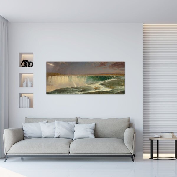 Obraz - Frederic Edwin Church, Niagara, reprodukcia (120x50 cm)