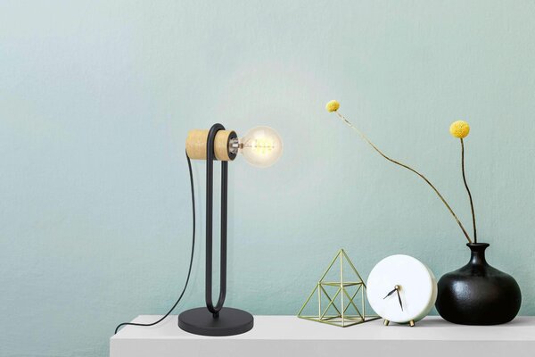 STOLNÁ LAMPA, E27, 8,5/9/41 cm Eglo - Online Only bytové doplnky, Online Only
