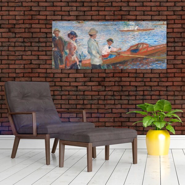 Obraz - Auguste Renoir, Oarsmen at Chatou, reprodukcia (120x50 cm)