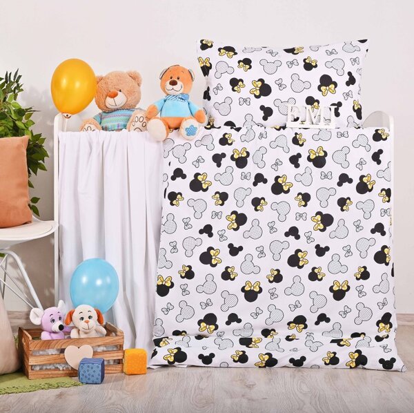 Obliečky detské Mouse EMI, Detský set 90x130 + 45x65