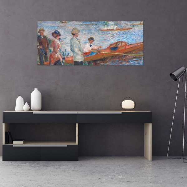 Obraz - Auguste Renoir, Oarsmen at Chatou, reprodukcia (120x50 cm)