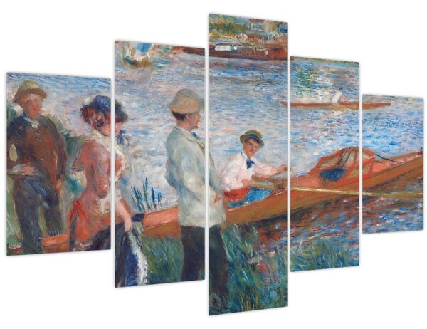 Obraz - Auguste Renoir, Oarsmen at Chatou, reprodukcia (150x105 cm)
