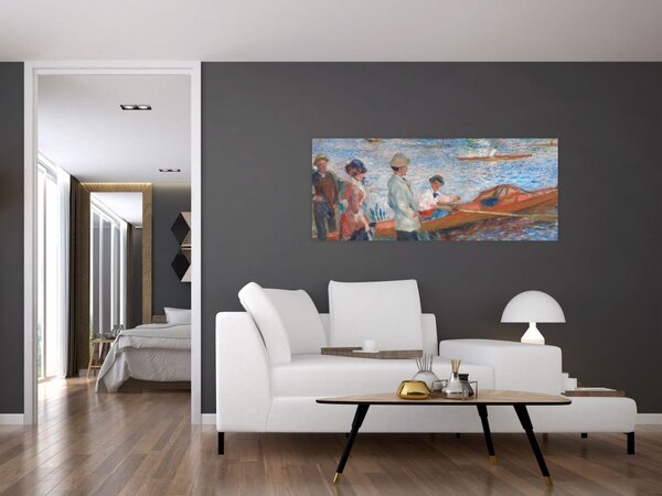 Obraz - Auguste Renoir, Oarsmen at Chatou, reprodukcia (120x50 cm)