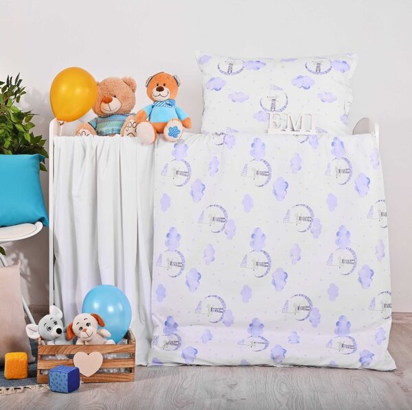 Obliečky detské Myška EMI, Detský set 90x130 + 45x65