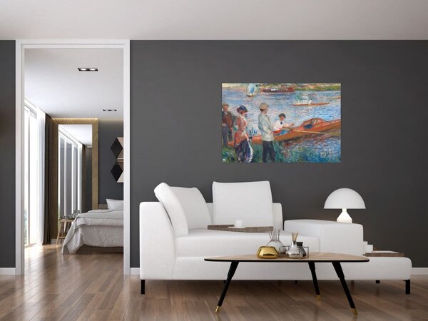 Obraz - Auguste Renoir, Oarsmen at Chatou, reprodukcia (90x60 cm)