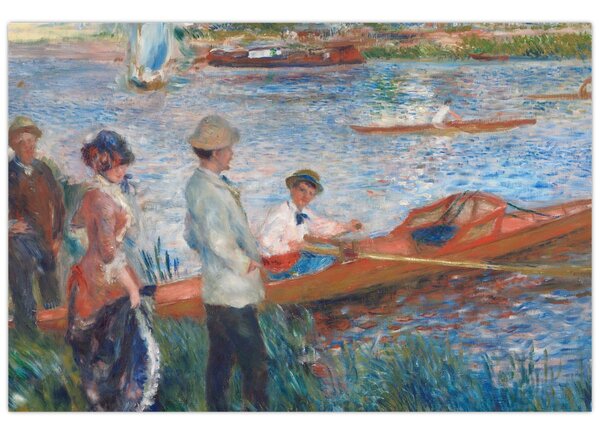 Obraz - Auguste Renoir, Oarsmen at Chatou, reprodukcia (90x60 cm)