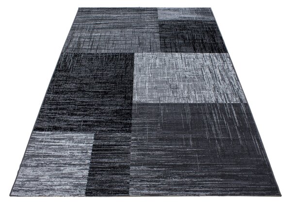 Ayyildiz, Kusový koberec Plus 8001 black, 80x150, šedá, chodba / predsieň