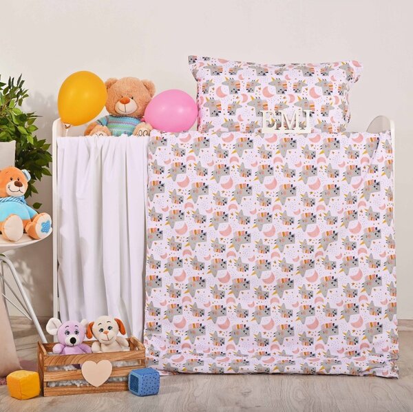 Obliečky detské bavlnené Unicorn EMI, Detský set 90x130 + 45x65