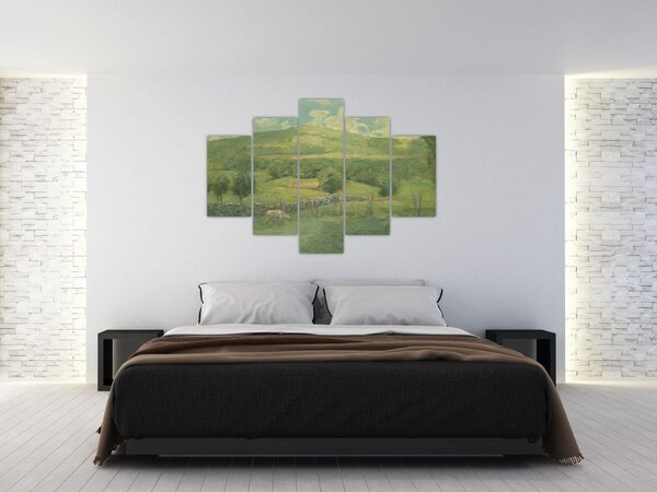 Obraz - Julian Alden Weir, Obweebetuck, reprodukcia (150x105 cm)