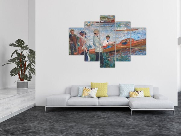 Obraz - Auguste Renoir, Oarsmen at Chatou, reprodukcia (150x105 cm)