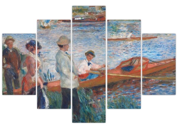 Obraz - Auguste Renoir, Oarsmen at Chatou, reprodukcia (150x105 cm)