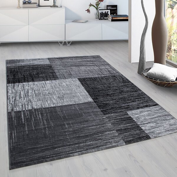 Ayyildiz, Kusový koberec Plus 8001 black, 80x150, šedá, chodba / predsieň