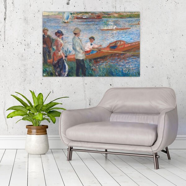 Obraz - Auguste Renoir, Oarsmen at Chatou, reprodukcia (90x60 cm)