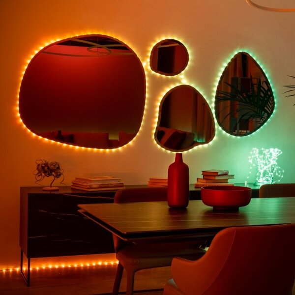 Twinkly TWD060STP-B - LED RGB Stmievateľný pásik DOTS 60xLED 3 m Wi-Fi USB