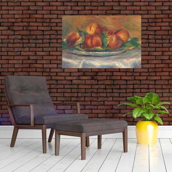 Obraz - Auguste Renoir, Peaches on a Plate, reprodukcia (90x60 cm)
