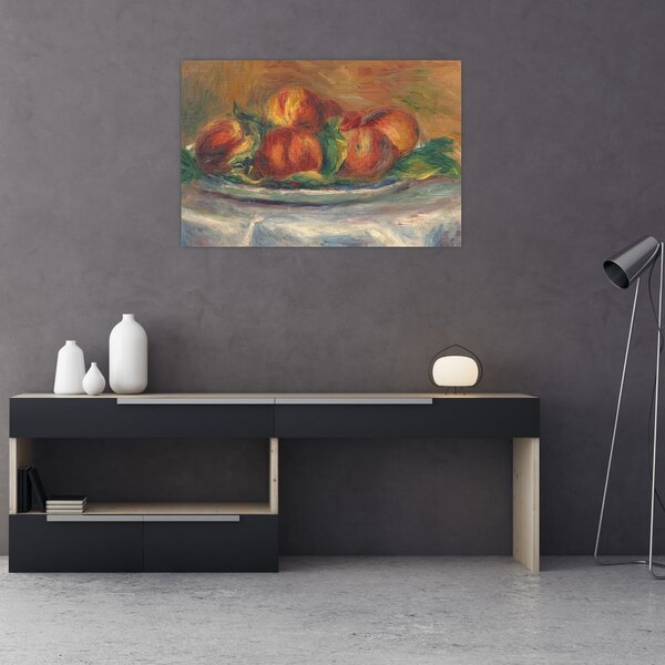 Obraz - Auguste Renoir, Peaches on a Plate, reprodukcia (90x60 cm)