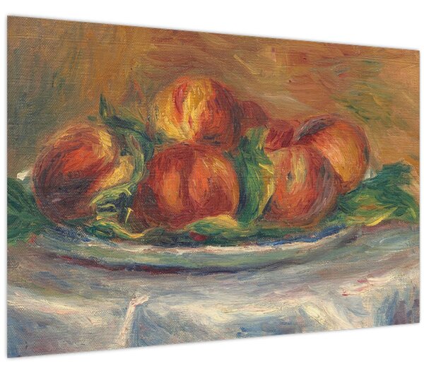 Obraz - Auguste Renoir, Peaches on a Plate, reprodukcia (90x60 cm)