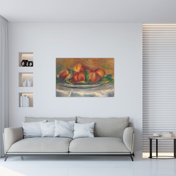 Obraz - Auguste Renoir, Peaches on a Plate, reprodukcia (90x60 cm)