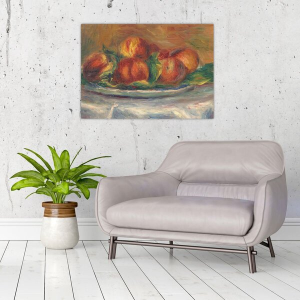 Obraz - Auguste Renoir, Peaches on a Plate, reprodukcia (70x50 cm)