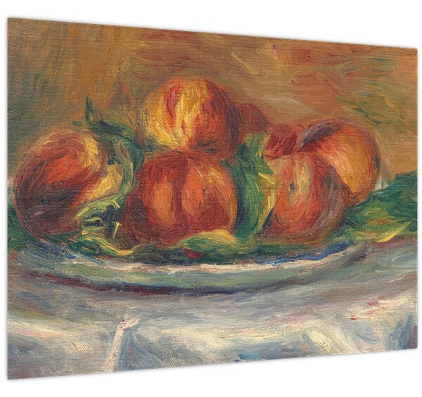 Obraz - Auguste Renoir, Peaches on a Plate, reprodukcia (70x50 cm)