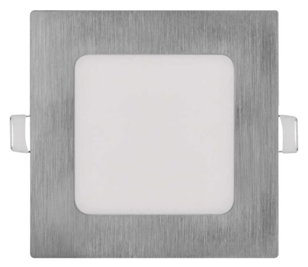 LED podhľadové svietidlo NEXXO LED/7W/230V 3000/3500/4000K strieborné 12x12 cm