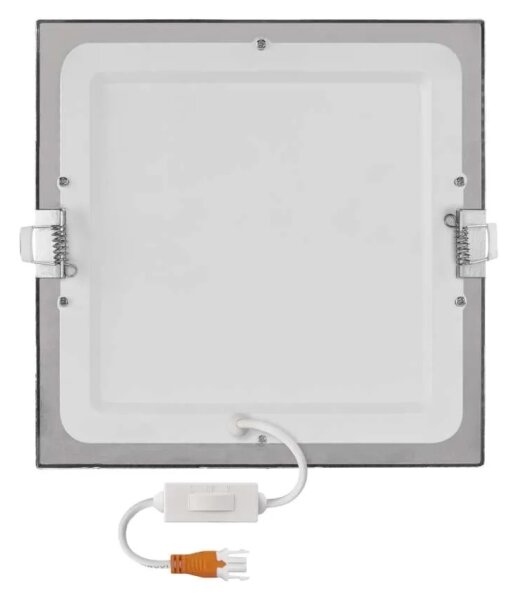 LED podhľadové svietidlo NEXXO LED/18W/230V 3000/3500/4000K strieborné 22,5x22,5 cm